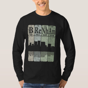Camiseta Elementos de la tabla periódica de Brenham Brenham