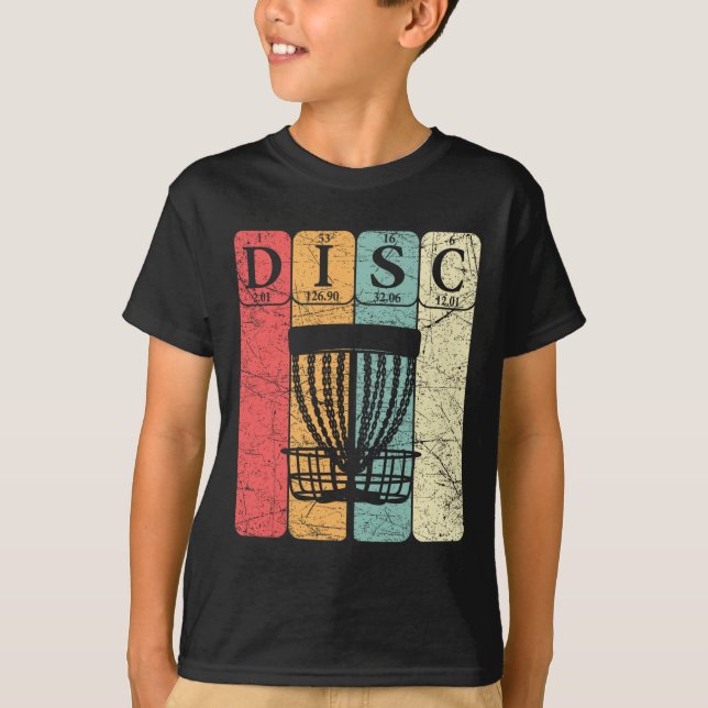 Camiseta Elementos de la tabla periódica de Disc Golf jugad (Anverso)