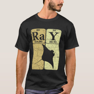 Camiseta Elementos de la tabla periódica de la raya manta S