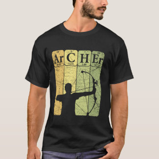 Camiseta Elementos de la tabla periódica del arquero caza c