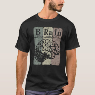 Camiseta Elementos de la tabla periódica del cerebro Neuról