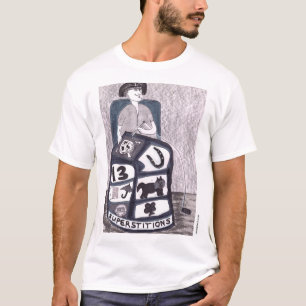 Camiseta Elementos de símbolos supersticiosos en la represe