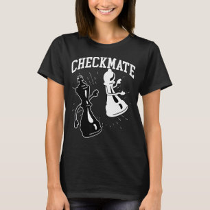 Camiseta Elementos de tabla de ajedrez de jaque mate Jugado