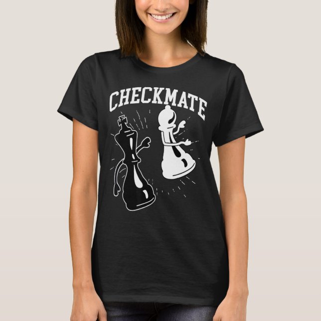 Camiseta Elementos de tabla de ajedrez de jaque mate Jugado (Anverso)
