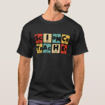 Camiseta Elementos de tabla periódica de Nerdy Science Teac<br><div class="desc">Elementos de la Mesa Periódica del Profesor de Ciencias Nerdy.</div>