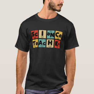 Camiseta Elementos de tabla periódica de Nerdy Science Teac
