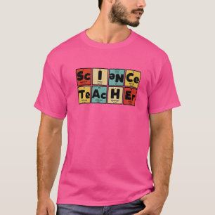 Camiseta Elementos de tabla periódica de Nerdy Science Teac