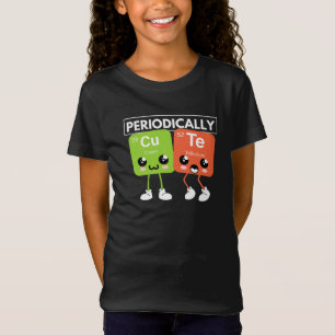 Camiseta Elementos de tabla periódicos de corte periódico d