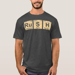 Camiseta Elementos de tabla periódicos Rush RuSH (3)