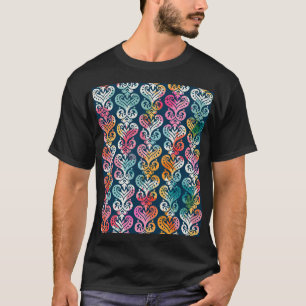 Camiseta Elementos decorativos, diseño versátil de patrones