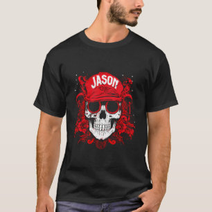 Camiseta Elementos del cráneo personalizado con nombre Jaso