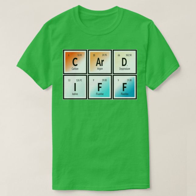 Camiseta Elementos del diff 1 (Diseño del anverso)