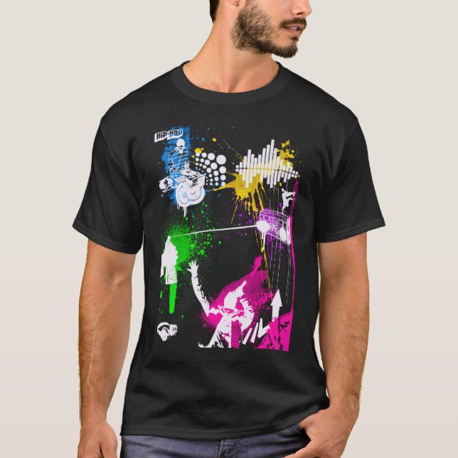 Camiseta Elementos del hip-hop (Anverso)