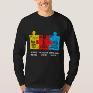 Camiseta Elementos Del Ism Conciencia Periódica De La Mesa 