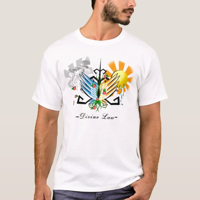 Camiseta Elementos divinos (Anverso)