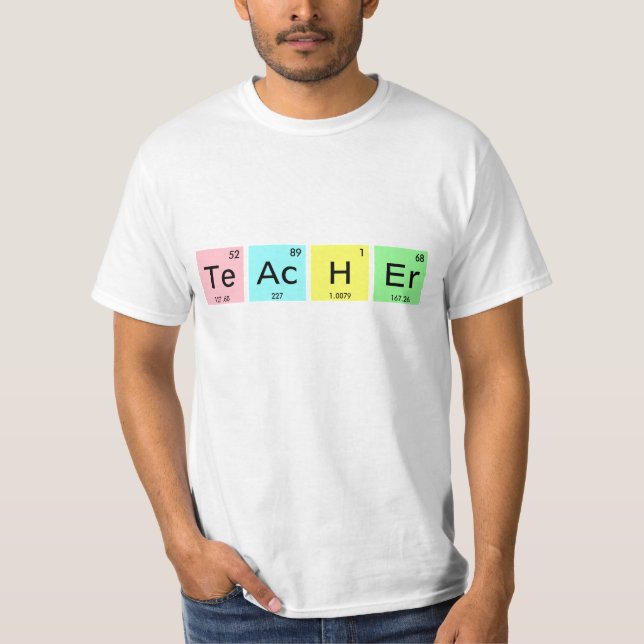 Camiseta Elementos docentes (Anverso)