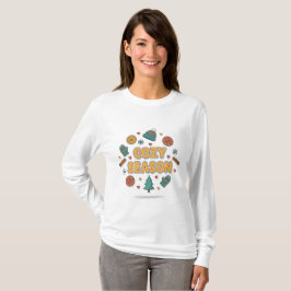 Camiseta Elementos festivos de la temporada acogedora – Est