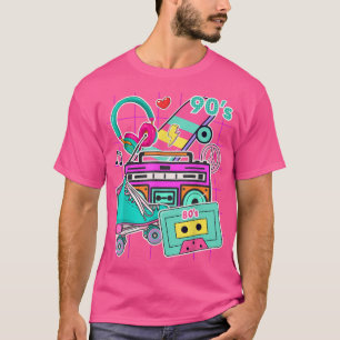 Camiseta Elementos Fiestas de Retro 80's 90 - Pop Art - Mús
