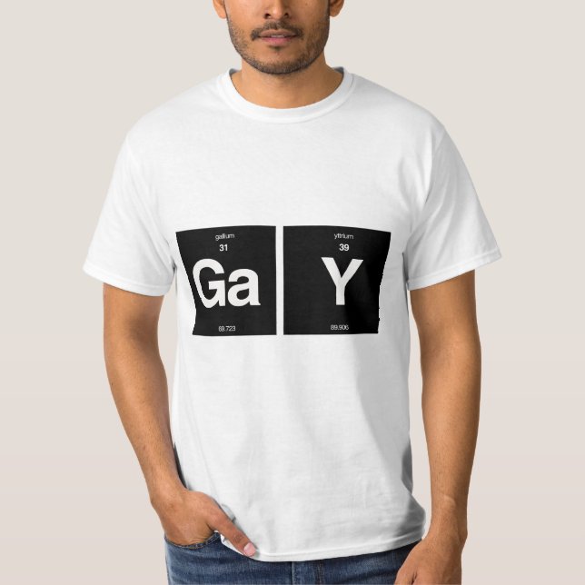 CAMISETA ELEMENTOS GAY (Anverso)