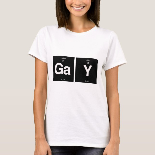 CAMISETA ELEMENTOS GAYS (Anverso)