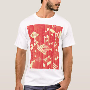 Camiseta Elementos geométricos decorativos, abstractos vint