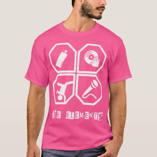 Camiseta Elementos Hip Hop Love Music Tee Shirt