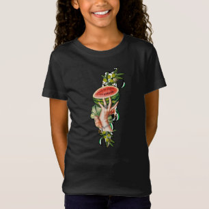Camiseta Elementos palestinos tradicionales en el mapa pale