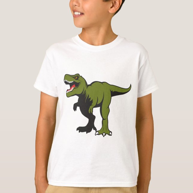 Camiseta Elementos personalizados de T-Rex (Anverso)