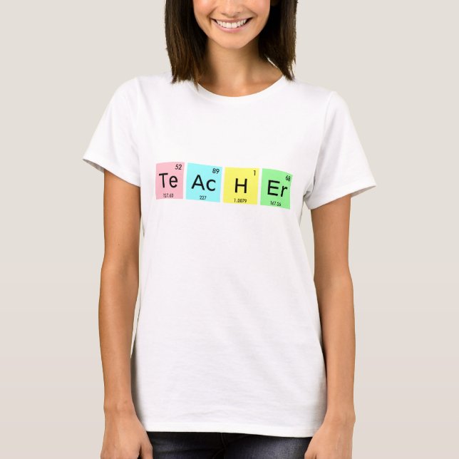 Camiseta Elementos TeAcHEr (Anverso)