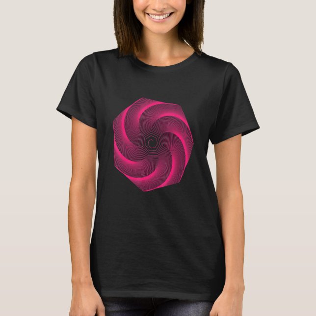 Camiseta Elementos Y Formas De Geometría 6 (Anverso)