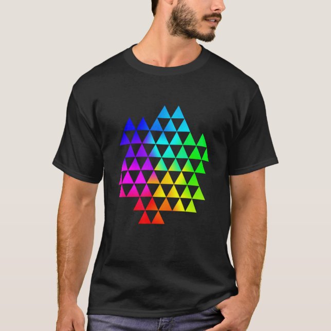 Camiseta Elementos y Formas de Geometría 9 (Anverso)