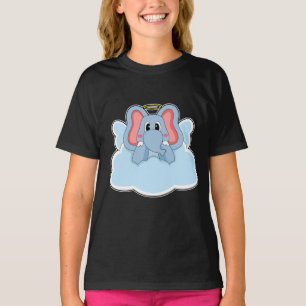 Camiseta Elephant Angel Clouds