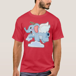 Camiseta Elephant Angel Clouds