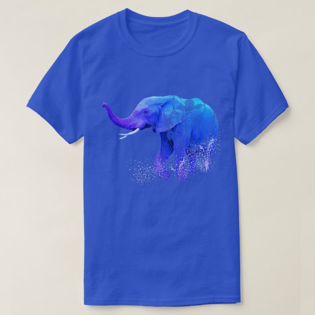 Camiseta Elephant Animal Art (Diseño del anverso)