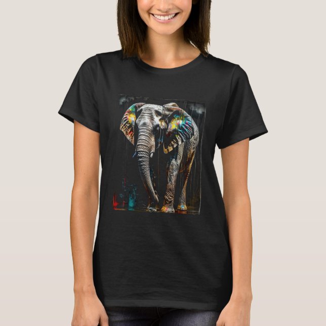 Camiseta Elephant Animal Zoo Elephant (Anverso)
