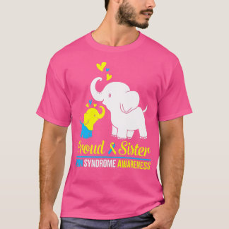 Camiseta Elephant Bailar juntos Orgulloso Síndrome de Down 