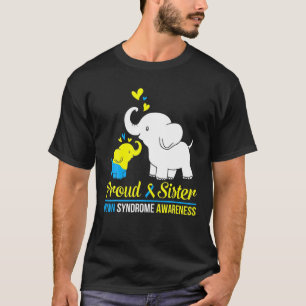 Camiseta Elephant Bailar juntos Orgulloso Síndrome de Down 