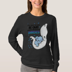 Camiseta Elephant Be Okay Suicidio Prevención Cinta de Conc