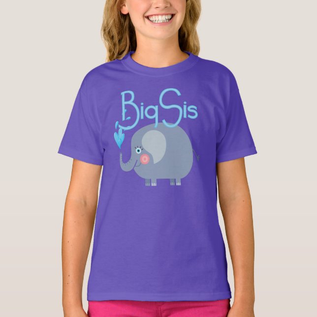 Camiseta Elephant Big Sis (Anverso)