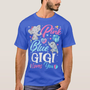 Camiseta Elephant Blue Pink Gigi Ama Que Revela Embarazo