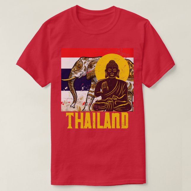 Camiseta Elephant Buddha Tailandia (Diseño del anverso)