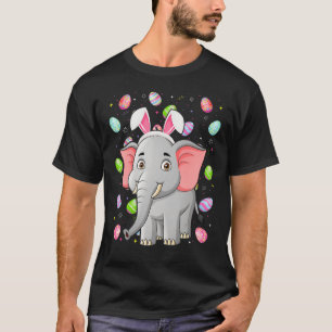 Camiseta Elephant Bunny Easter Egg Funny Elephant Easter