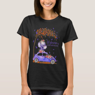 Camiseta Elephant Car Purple Ribbon Floral Heimerheimer Bra