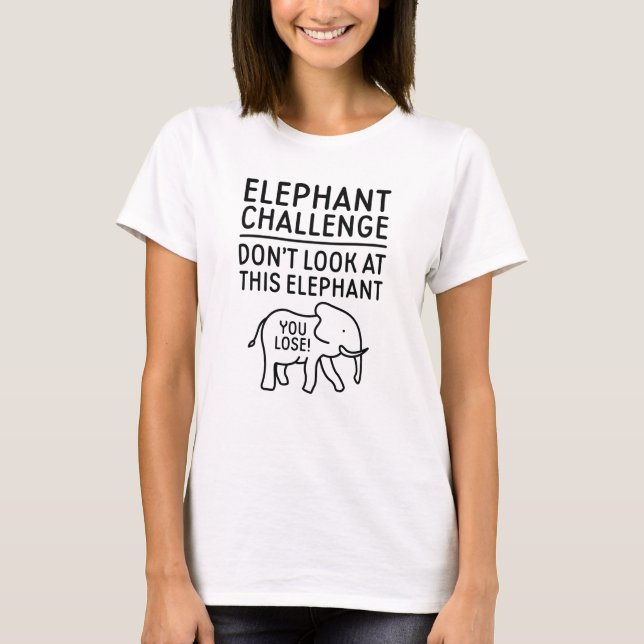 Camiseta Elephant Challenge (Anverso)