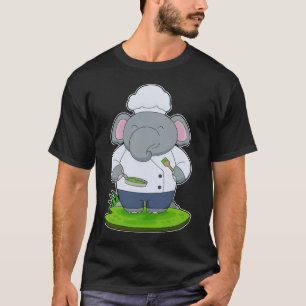 Camiseta Elephant Chef Cook Pan