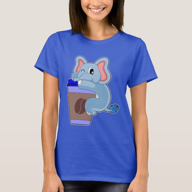 Camiseta Elephant Coffe a partir (Anverso)