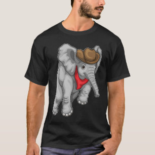 Camiseta Elephant Cowboy Cowboy gorra