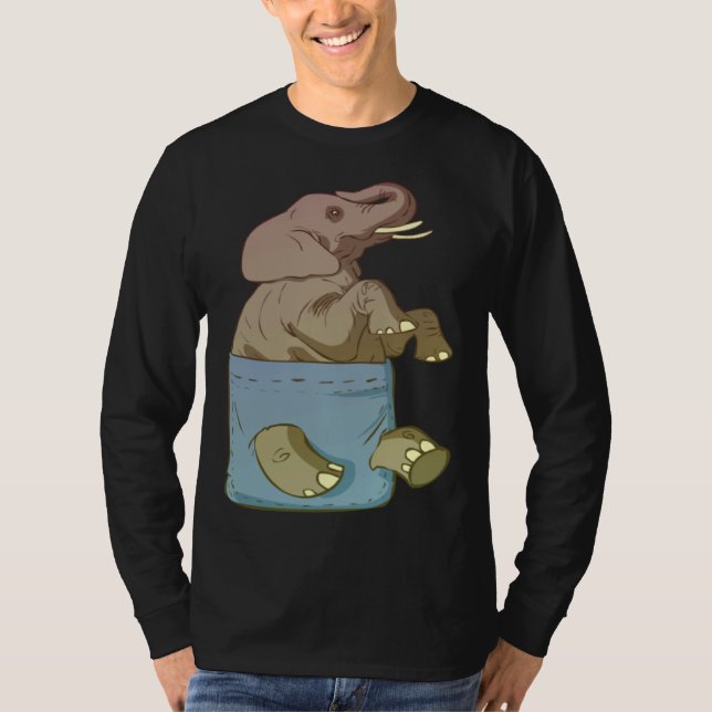 Camiseta Elephant Cute Animals  for (Anverso)