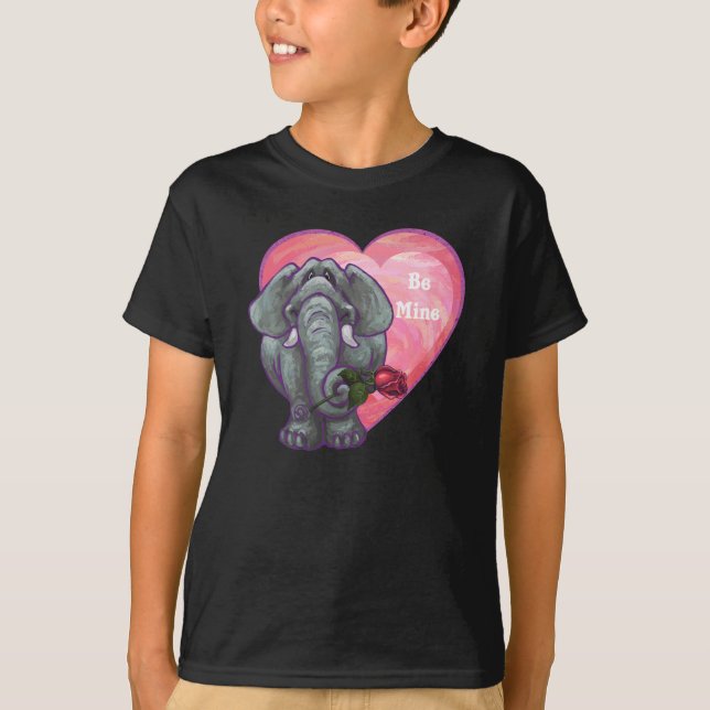 Camiseta Elephant El día de San Valentín (Anverso)