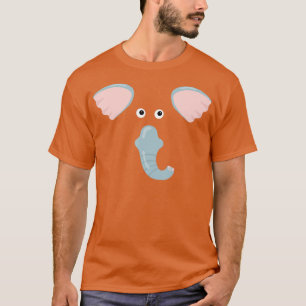 Camiseta Elephant Face Animal Elephant Costume